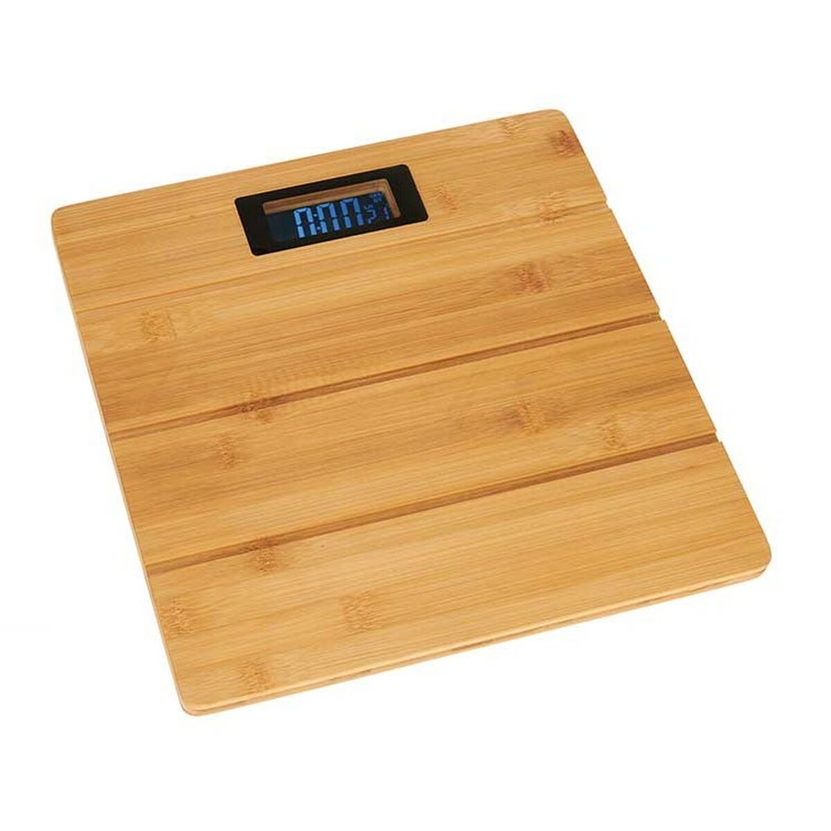 Balance Numérique de Salle de Bain Berilo Marron Bambou 150 kg