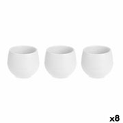 Set de pots Ibergarden Blanc Plastique 6,2 x 6,2 x 6,6 cm 7,5 x 7 x 25 cm 25 x 7 x 8 cm (8 Unités)