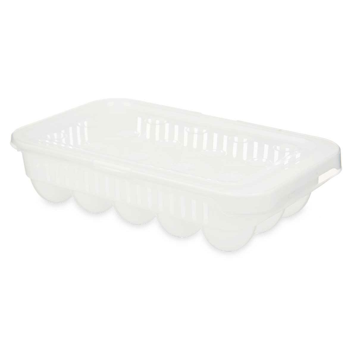Coquetier Kinvara Blanc Transparent Plastique 17,5 x 7 x 28,5 cm (12 Unités)