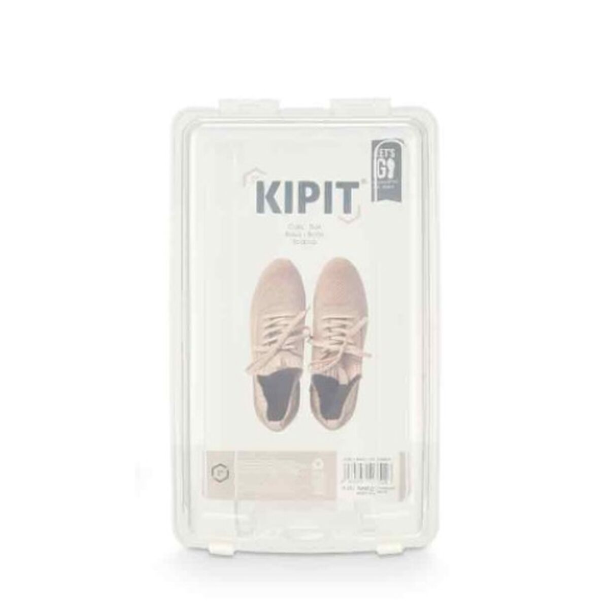Boîte à chaussures empilable Gondol Transparent Plastique 19 x 10,5 x 33 cm (12 Unités)
