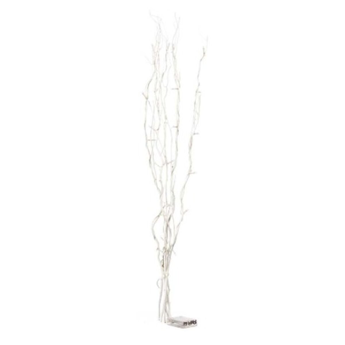 Bouquets Gift Decor Blanc Bois 20 x 90 x 6 cm Lumière LED (12 Unités)