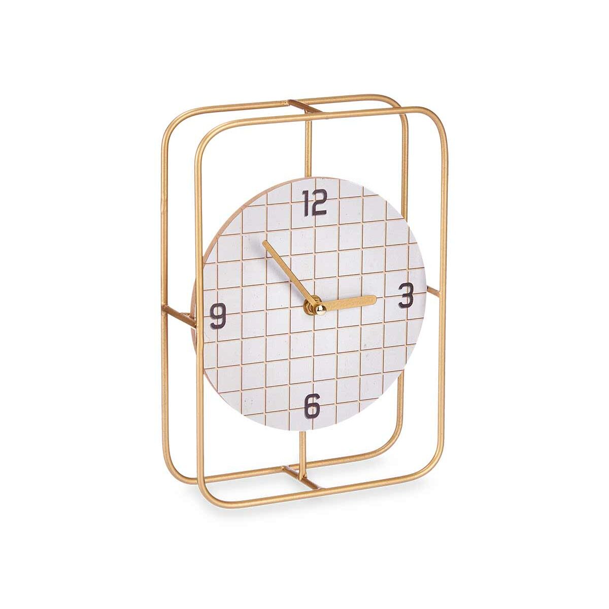 Horloge de table Gift Decor Noir Bois Vérifié (6 Unités)
