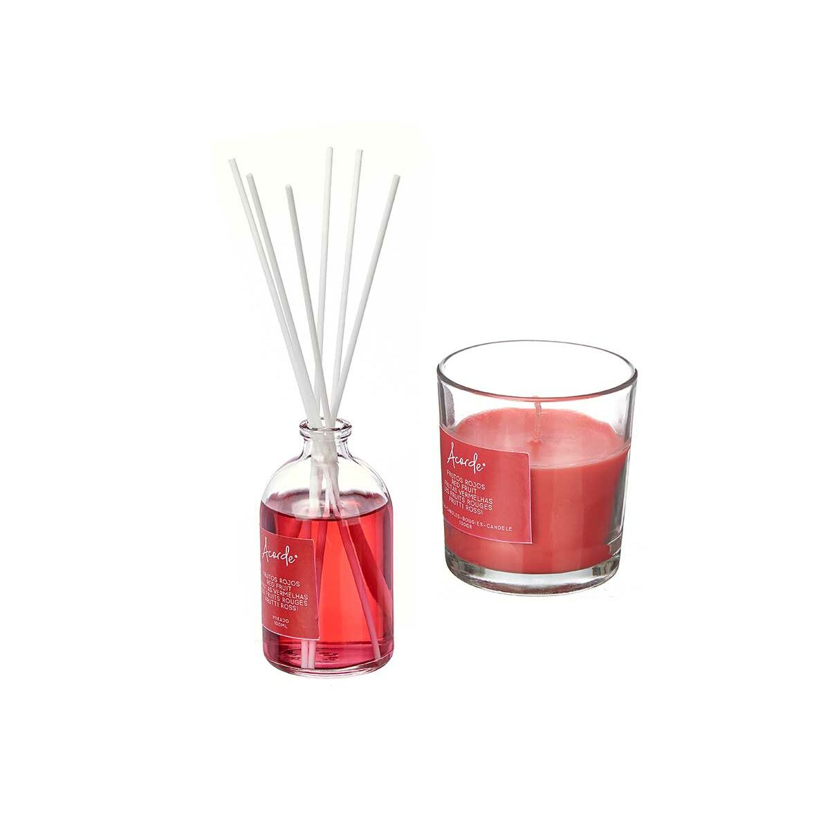 Lot de désodorisants Acorde Fruits rouges 100 ml (6 Unités)