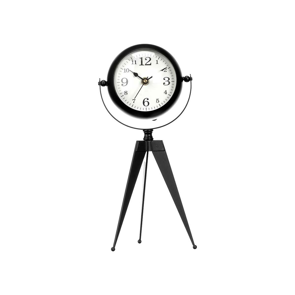 Horloge de table Gift Decor Noir Tripode (4 Unités)