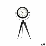 Horloge de table Gift Decor Noir Tripode (4 Unités)