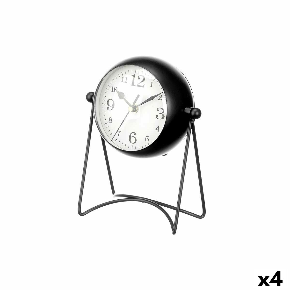 Horloge de table Gift Decor Noir (4 Unités)