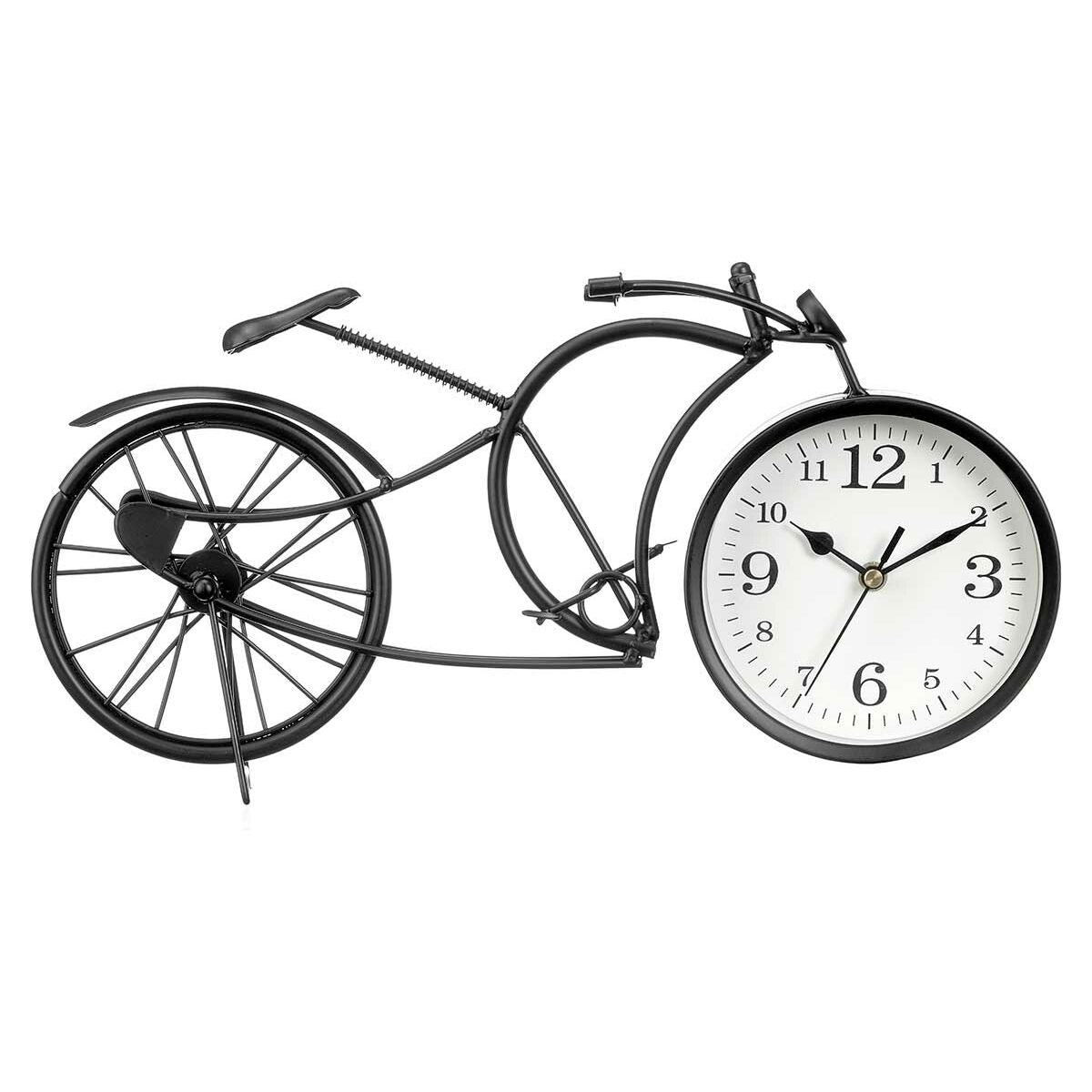 Horloge de table Gift Decor Noir Bicyclette (4 Unités)