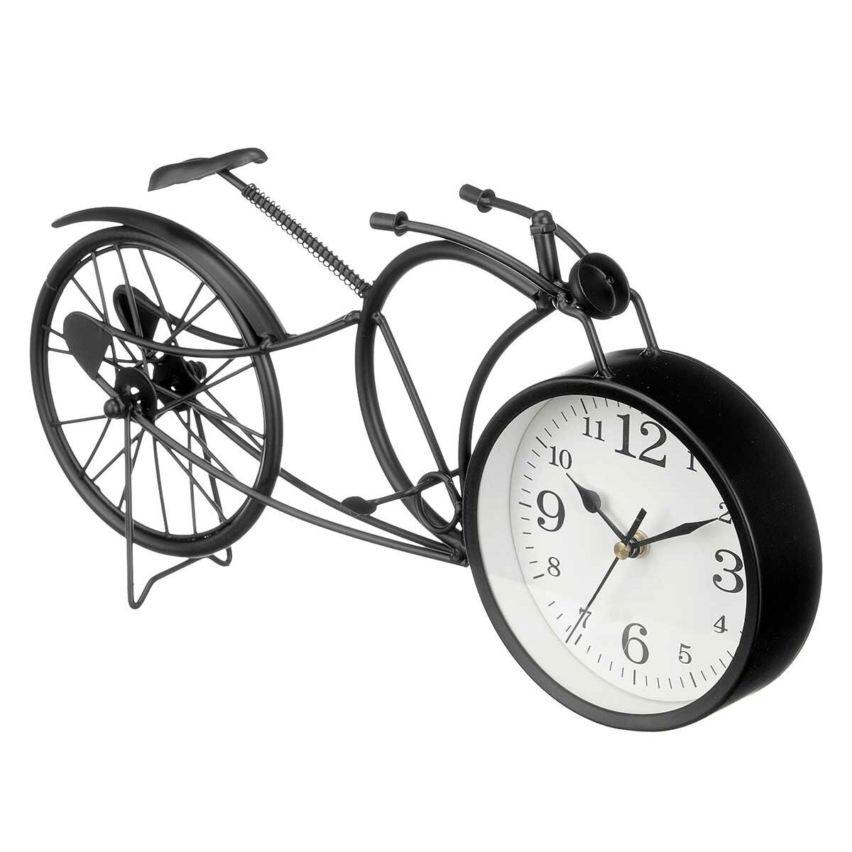 Horloge de table Gift Decor Noir Bicyclette (4 Unités)