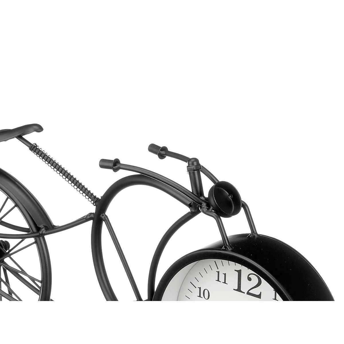 Horloge de table Gift Decor Noir Bicyclette (4 Unités)