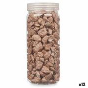 Pierres Décoratives Gift Decor Marron 10 - 20 mm 700 g 6,2 x 15,3 x 6,2 cm (12 Unités)