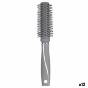 Brosse Ronde Berilo Gris Silicone Plastique (12 Unités)