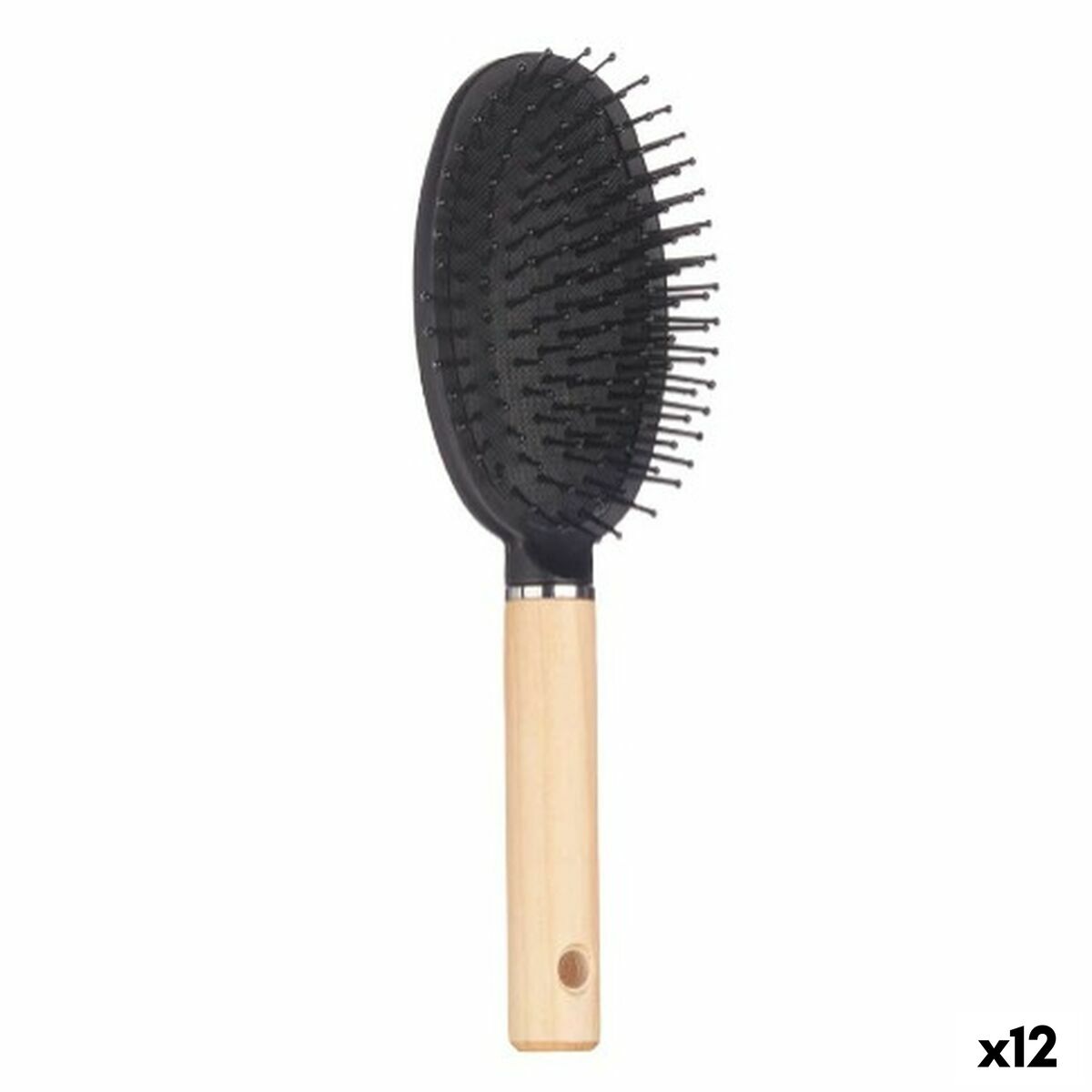 Brosse Berilo Marron Noir Bois Silicone Plastique (12 Unités)
