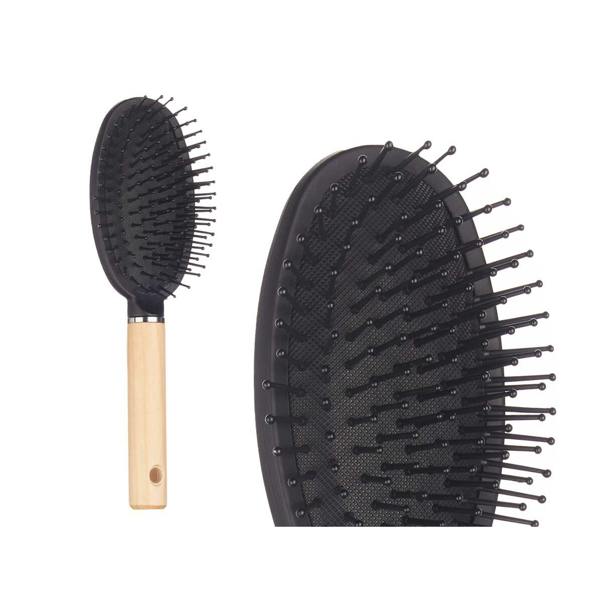 Brosse Berilo Marron Noir Bois Silicone Plastique (12 Unités)