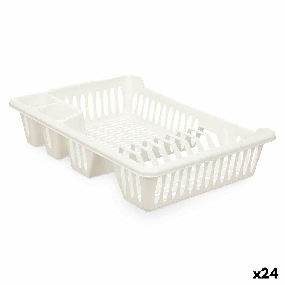 Égouttoir pour Évier Kinvara Blanc 40 x 8 x 29,5 cm (24 Unités)