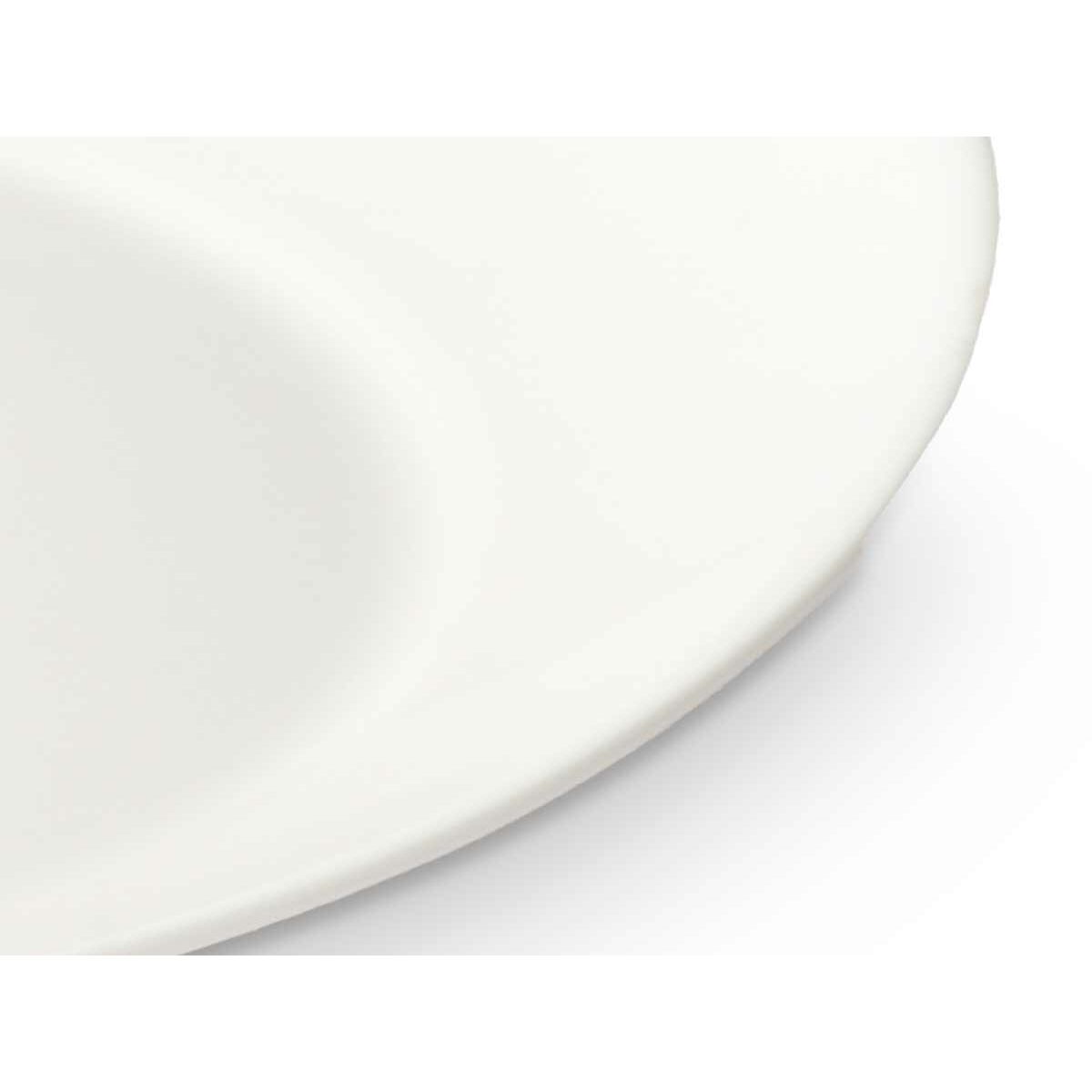 Assiette plate Vivalto Blanc Verre opalin 30,5 x 3 x 26 cm (18 Unités)