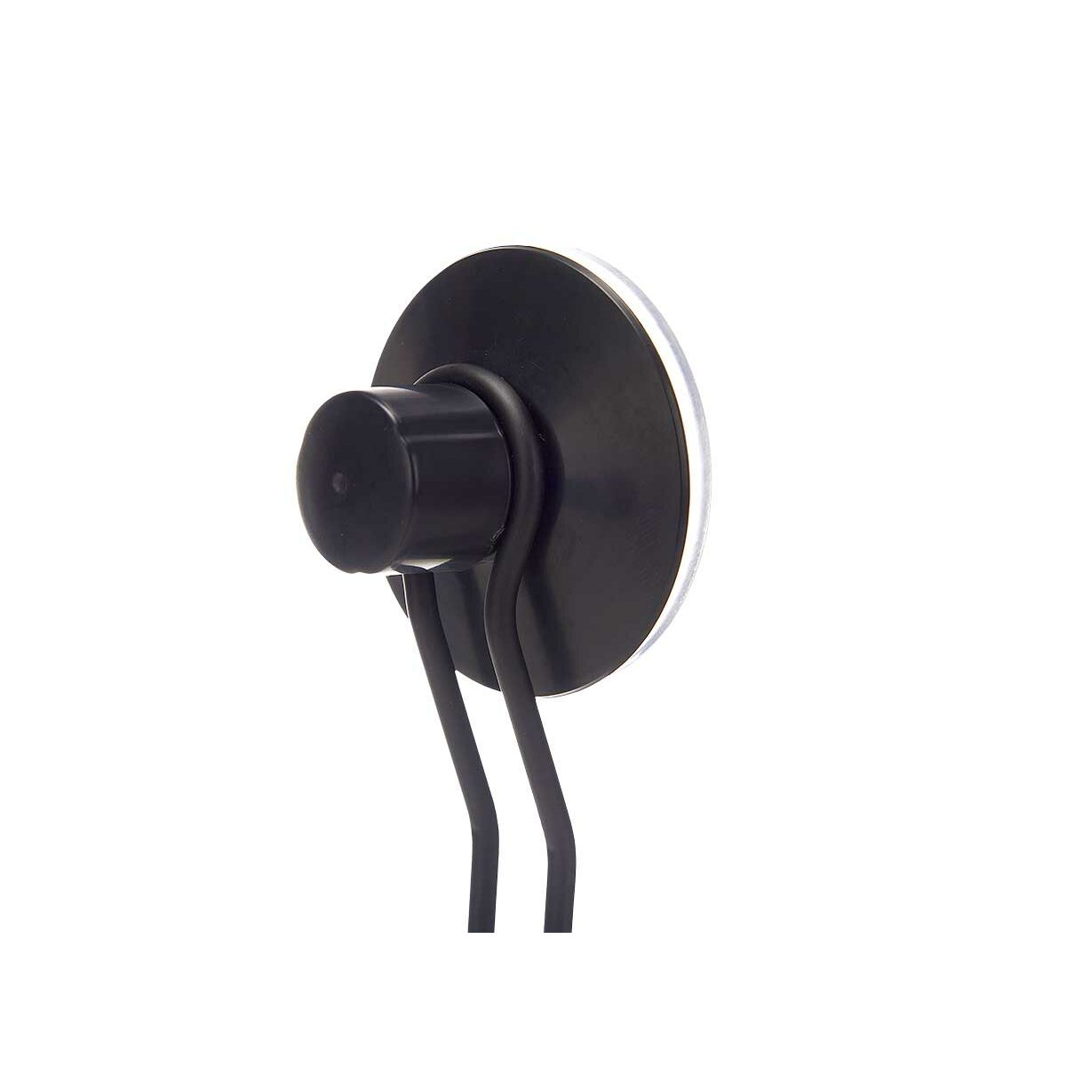 Brosse de salle de wc Berilo Noir Acier ABS 10 x 36 x 10 cm (12 Unités)