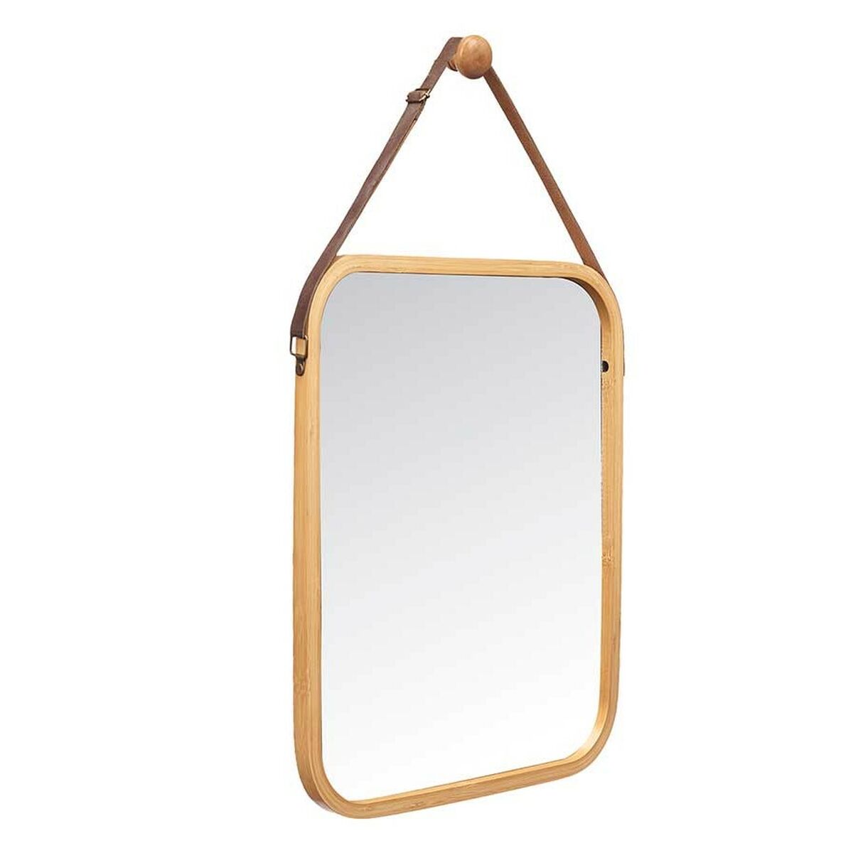 Miroir suspendu Gift Decor Naturel Rectangulaire 34 x 41,5 x 1,5 cm (6 Unités)
