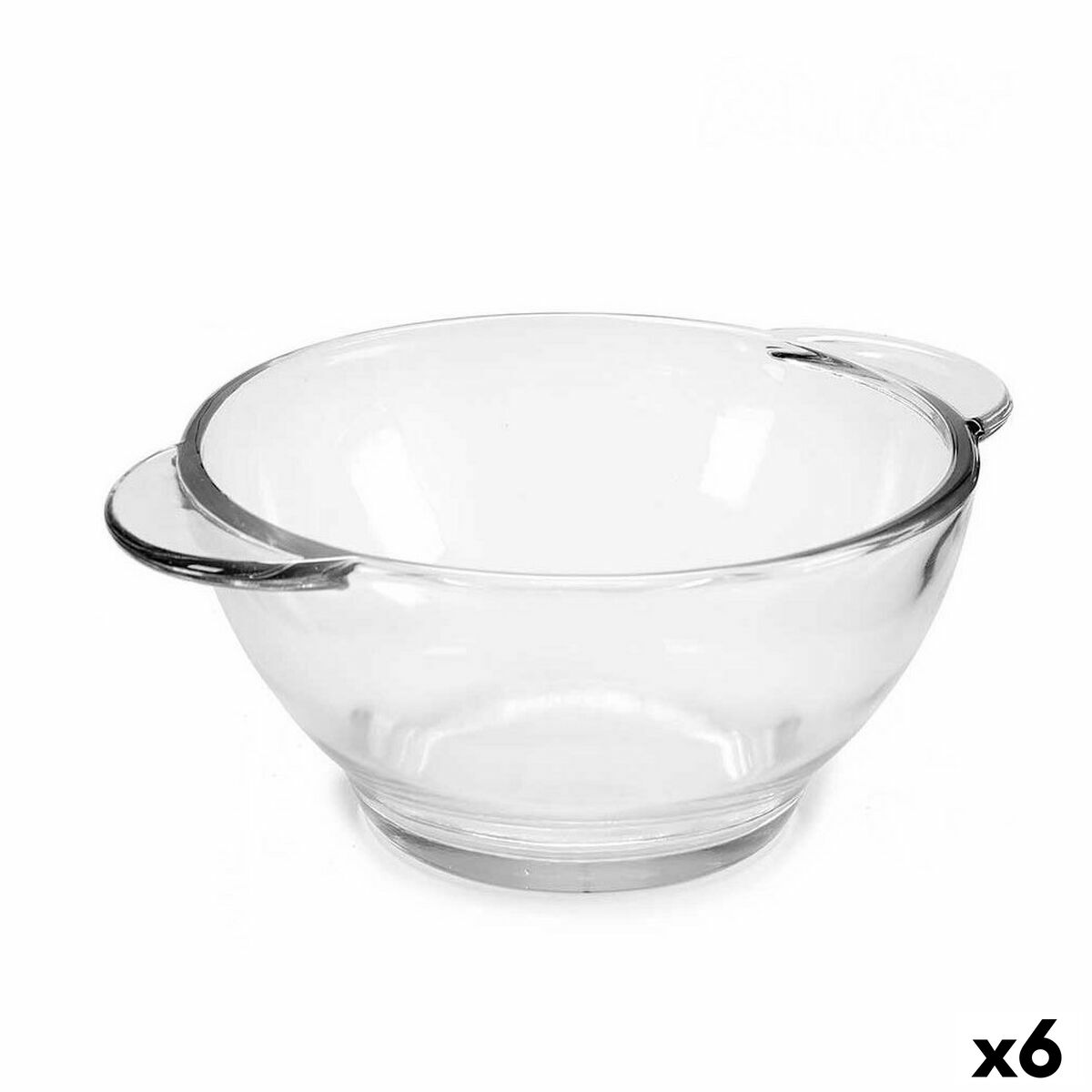 Tasses pour soupe Vivalto Transparent 435 ml 16,5 x 6,5 x 13,3 cm (6 Unités)