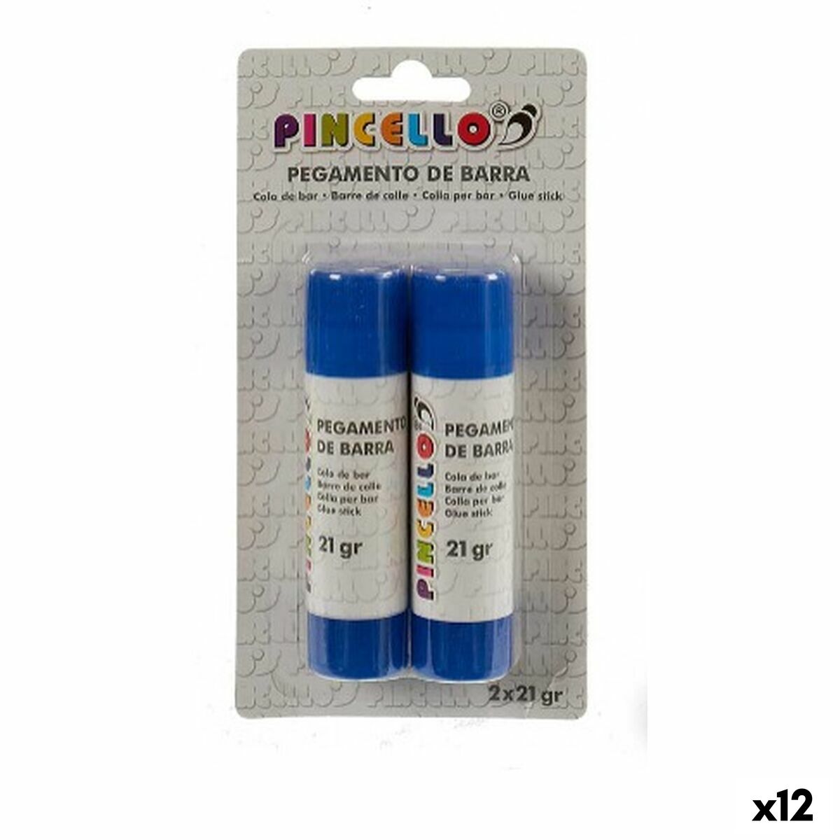 Bâton de colle Pincello 21 g 2 Pièces (12 Unités)
