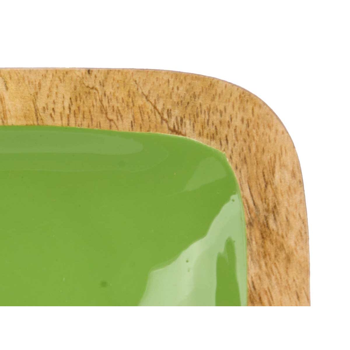 Plateau avec Compartiments Gift Decor Vert 31 x 3 x 3 cm (6 Unités)