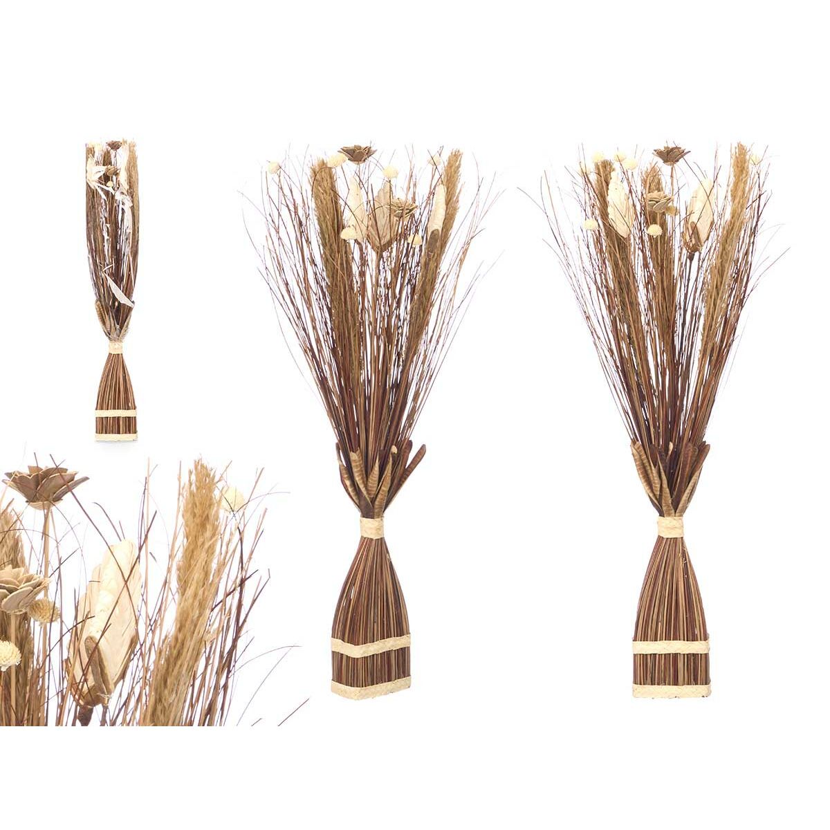 Fleur décorative Gift Decor Marron 14 x 100 x 10 cm 8 x 100 x 18 cm (4 Unités)
