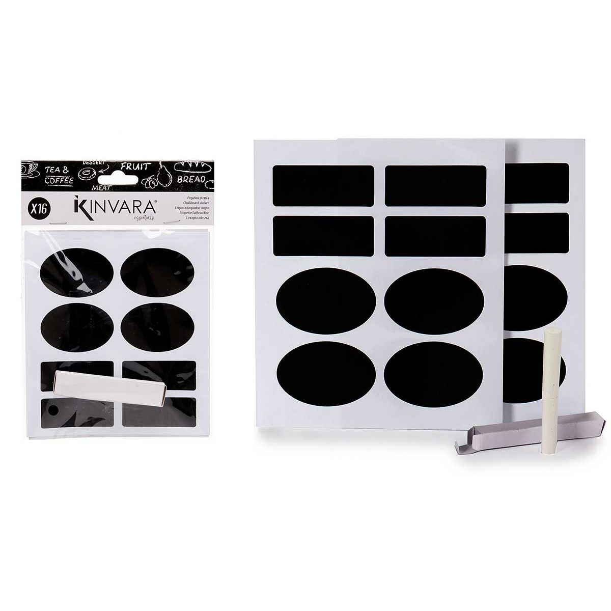 Lot d'autocollants Kinvara 12 Unités