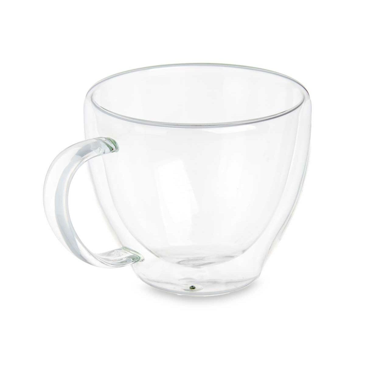 Tasse de café et de thé Vivalto Transparent Verre Borosilicaté 140 ml (6 Unités)
