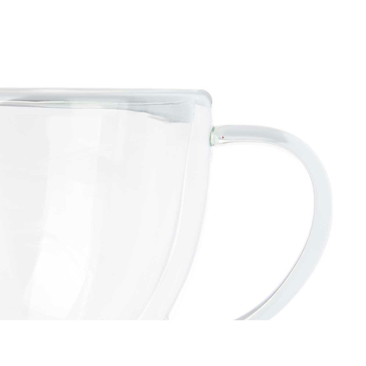 Tasse de café et de thé Vivalto Transparent Verre Borosilicaté 140 ml (6 Unités)