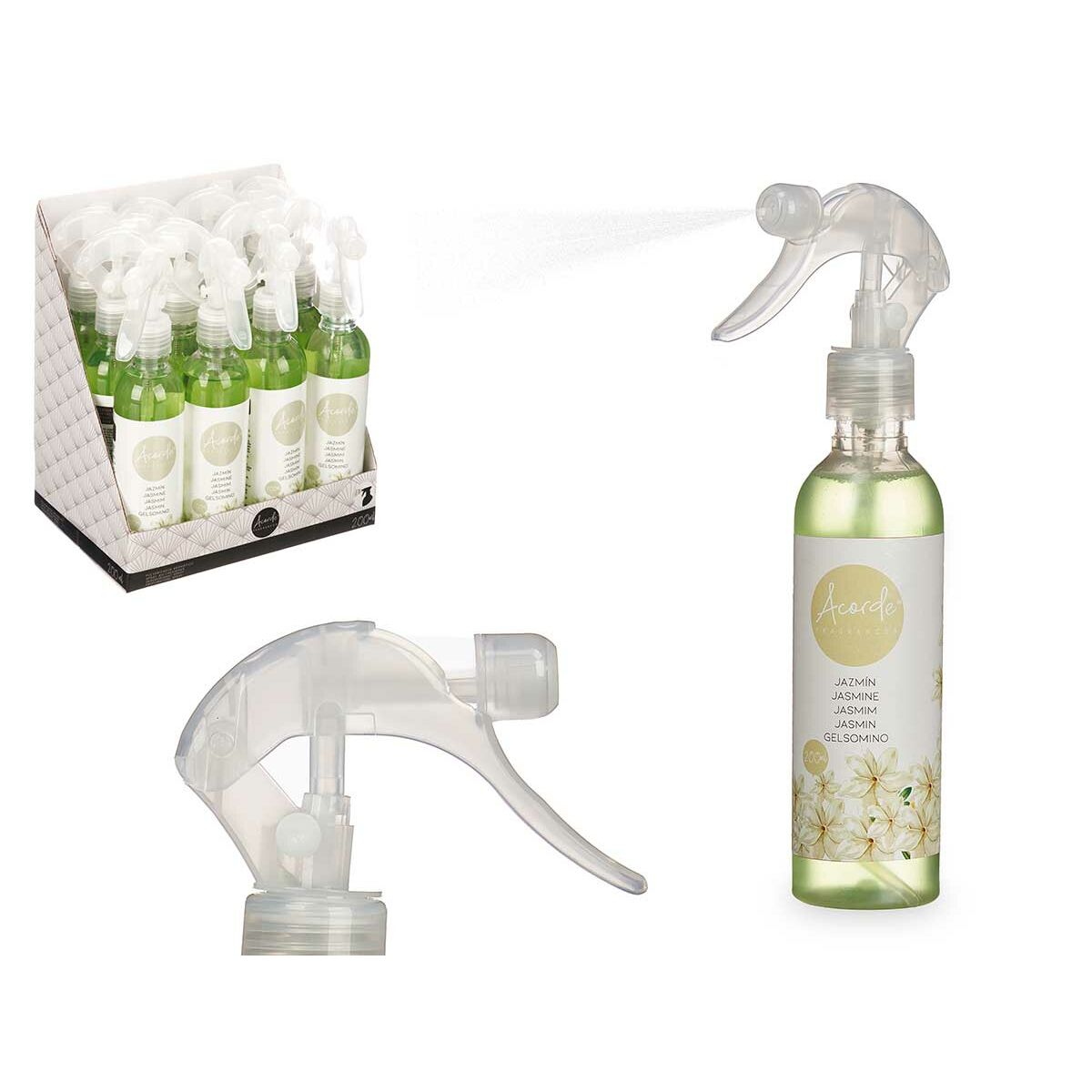 Désodorisant Acorde Jasmin 200 ml (12 Unités)