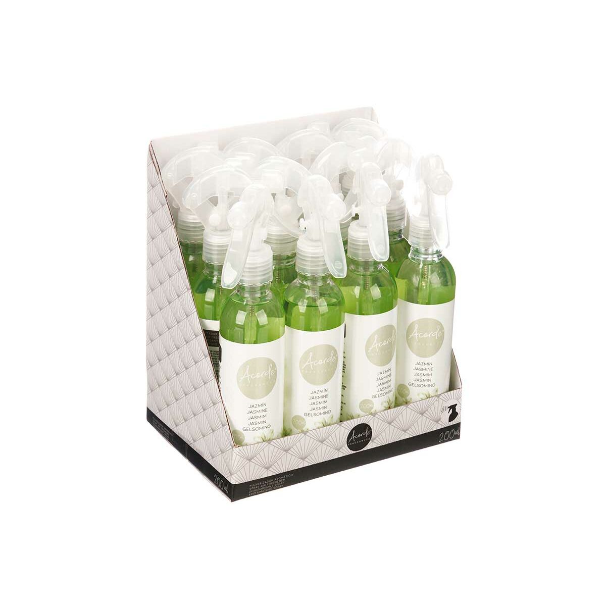 Désodorisant Acorde Jasmin 200 ml (12 Unités)