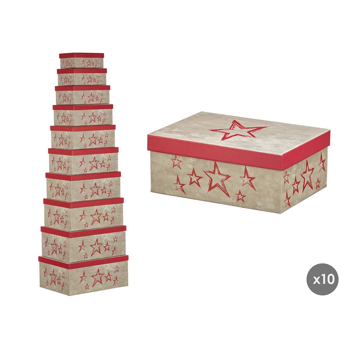 Boîte Décorative Pincello Rose Carton (2 Unités)