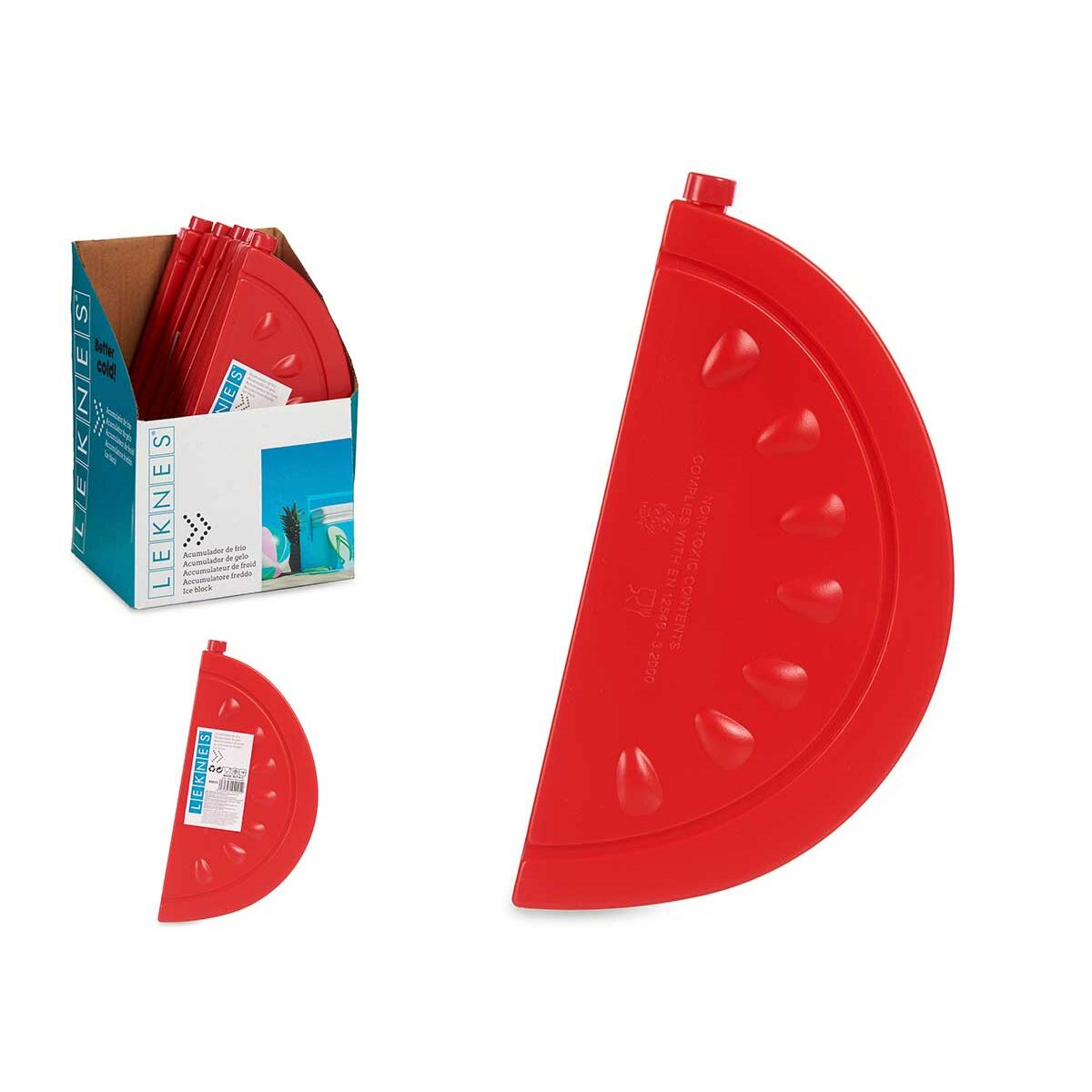 Pain de glace Leknes 200 ml 11 x 1,5 x 22 cm 22 x 1,5 x 11 cm (6 Unités)