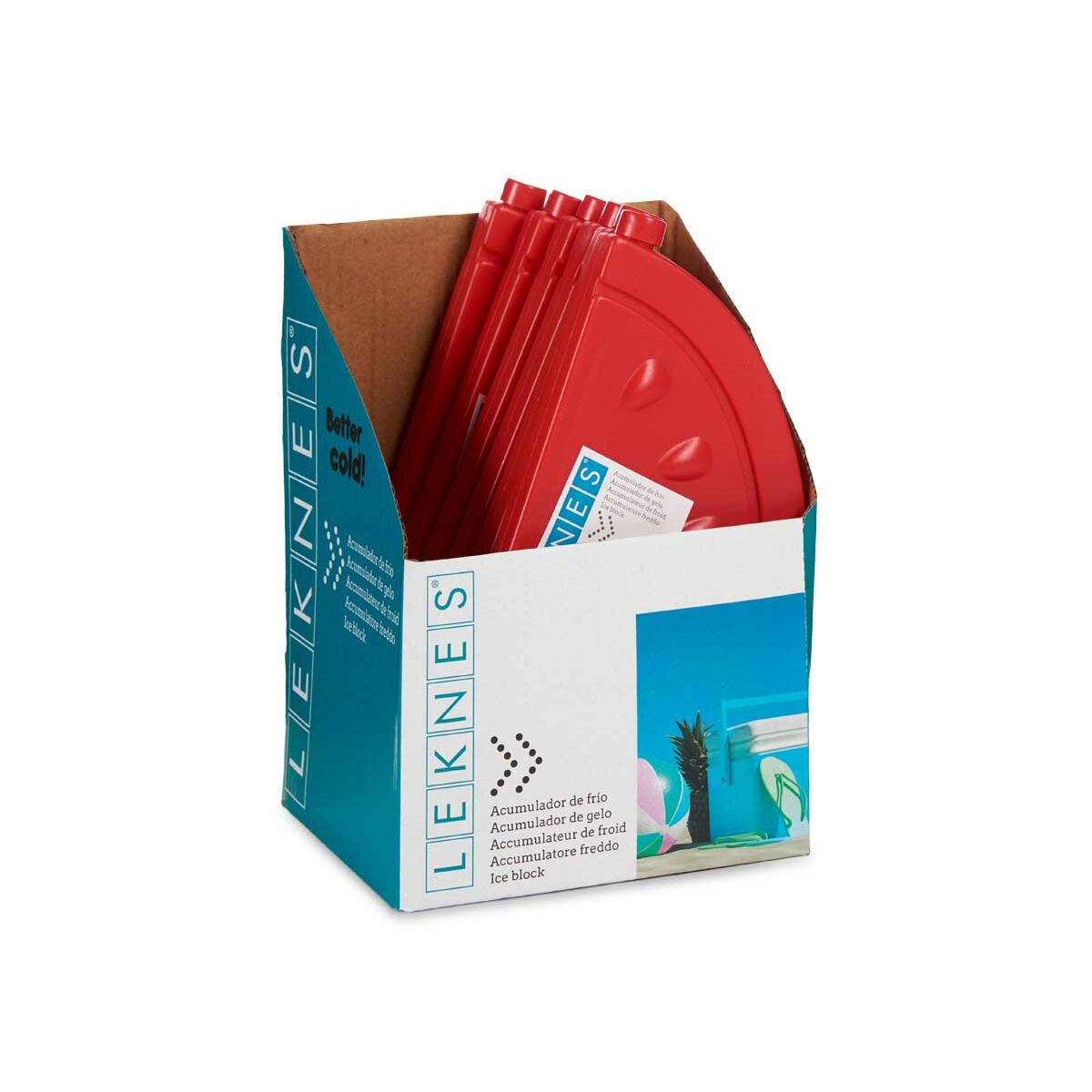 Pain de glace Leknes 200 ml 11 x 1,5 x 22 cm 22 x 1,5 x 11 cm (6 Unités)