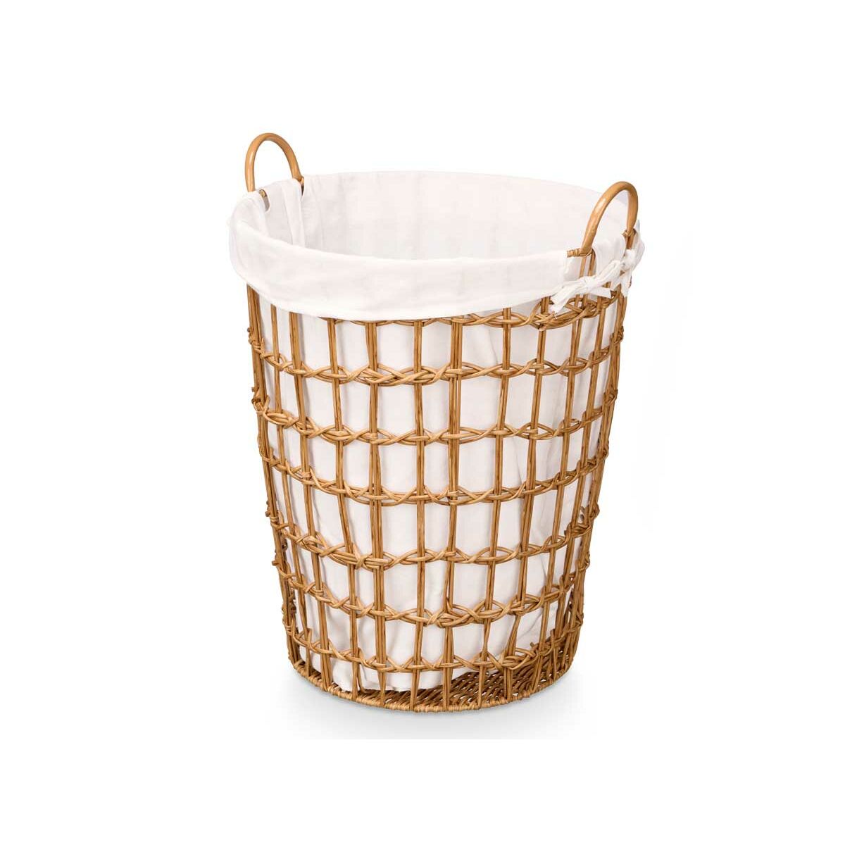 Panier Kipit Naturel Polyester Tissu polypropylène Fer Plastique 50 % coton (6 Unités)