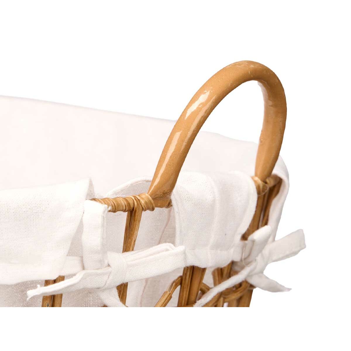 Panier Kipit Naturel Polyester Tissu polypropylène Fer Plastique 50 % coton (6 Unités)