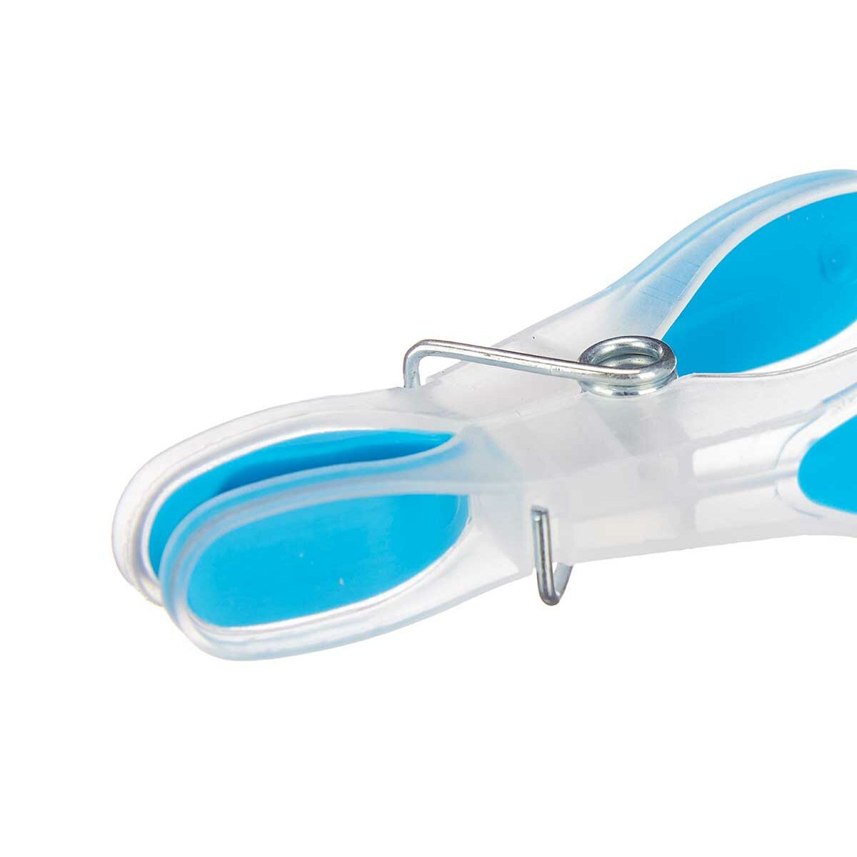 Pinces à linge Multicouleur Métal Silicone Plastique 8,3 x 3,5 cm (12 Unités)