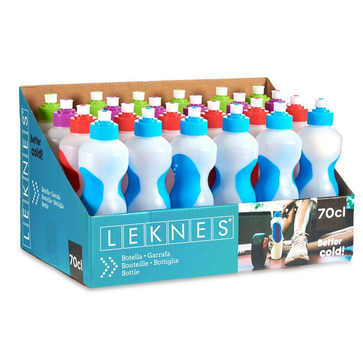 Bouteille d'eau Leknes Polyéthylène 700 ml (24 Unités)