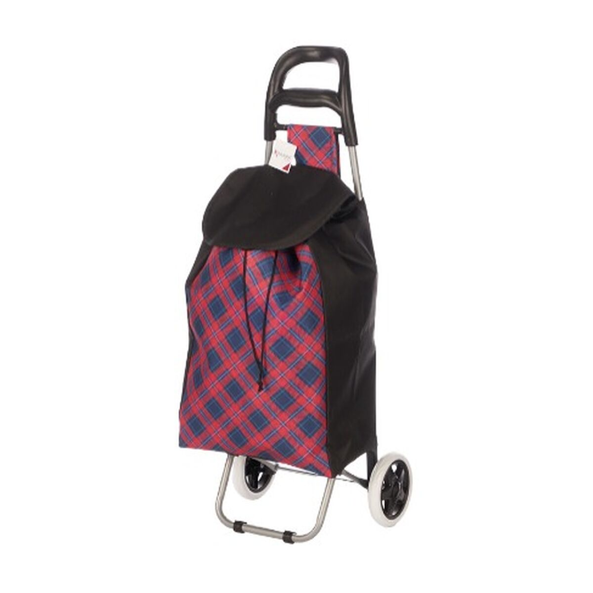 Panier à Courses Kinvara Bleu Rose 33 L 35,5 x 28 x 94 cm Losanges (6 Unités)