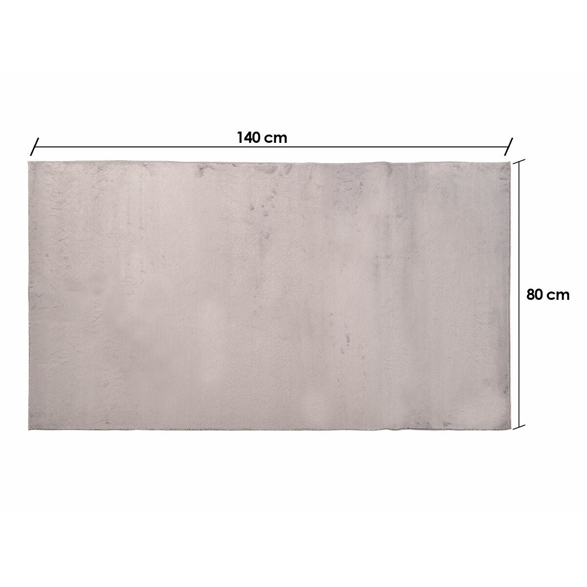 Tapis Gift Decor Soft Gris 140 x 80 cm (9 Unités)