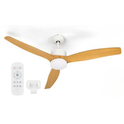 Ventilateur de Plafond avec Lumière Argon Blanc Marron 40 W Ø 132 cm
