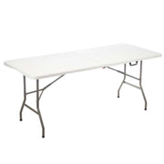 Table Piable Ibergarden Blanc Gris 180 x 70 x 174 cm