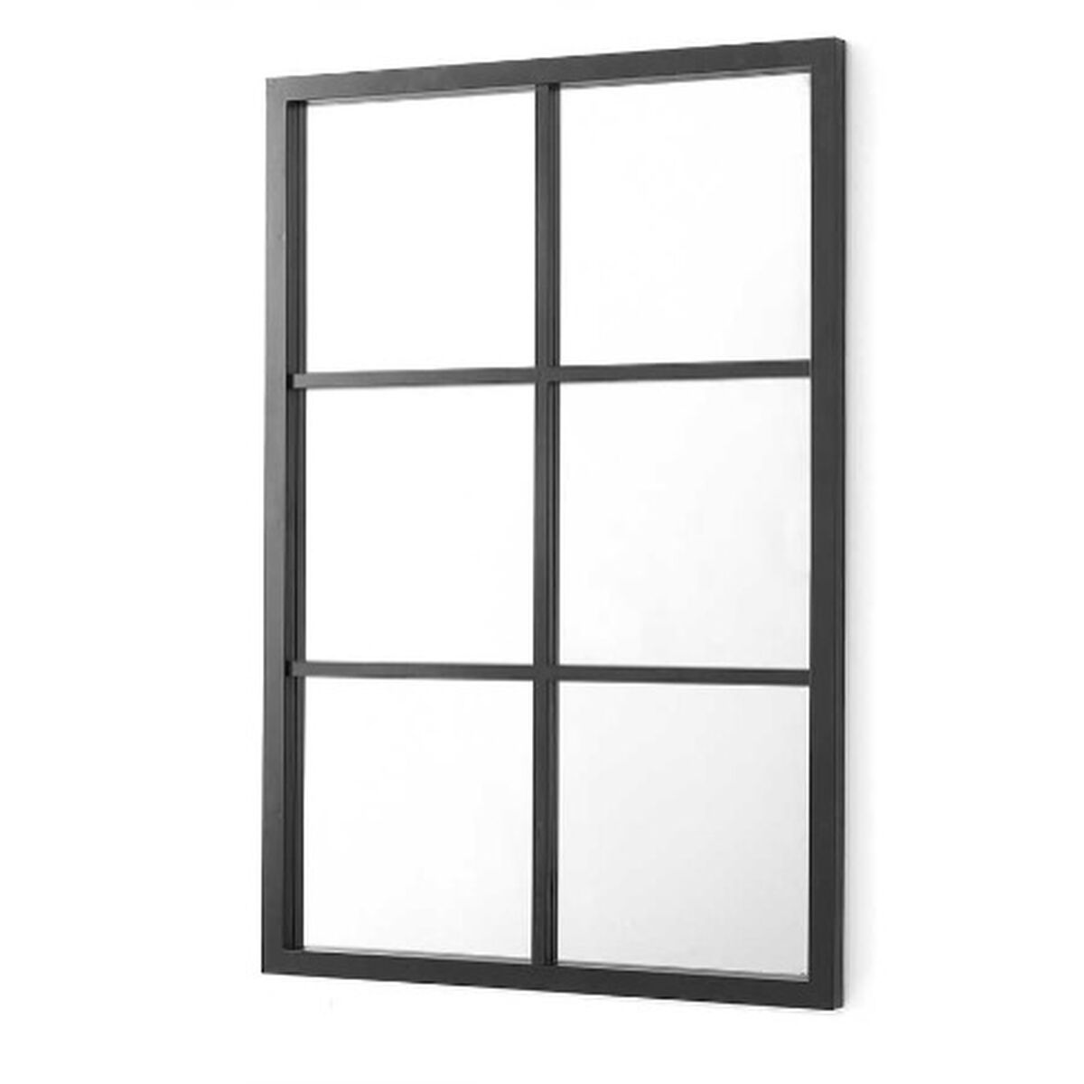 Miroir mural Gift Decor Noir Places 70 x 47 x 2 cm (6 Unités)