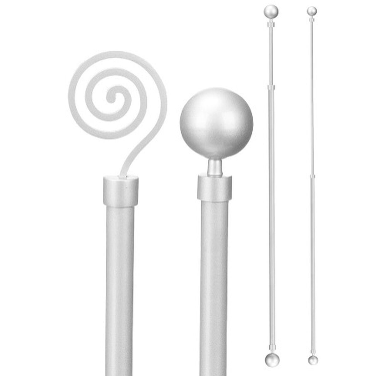 Tringle à Rideau Gift Decor Extensible 160-320 cm (24 Unités)