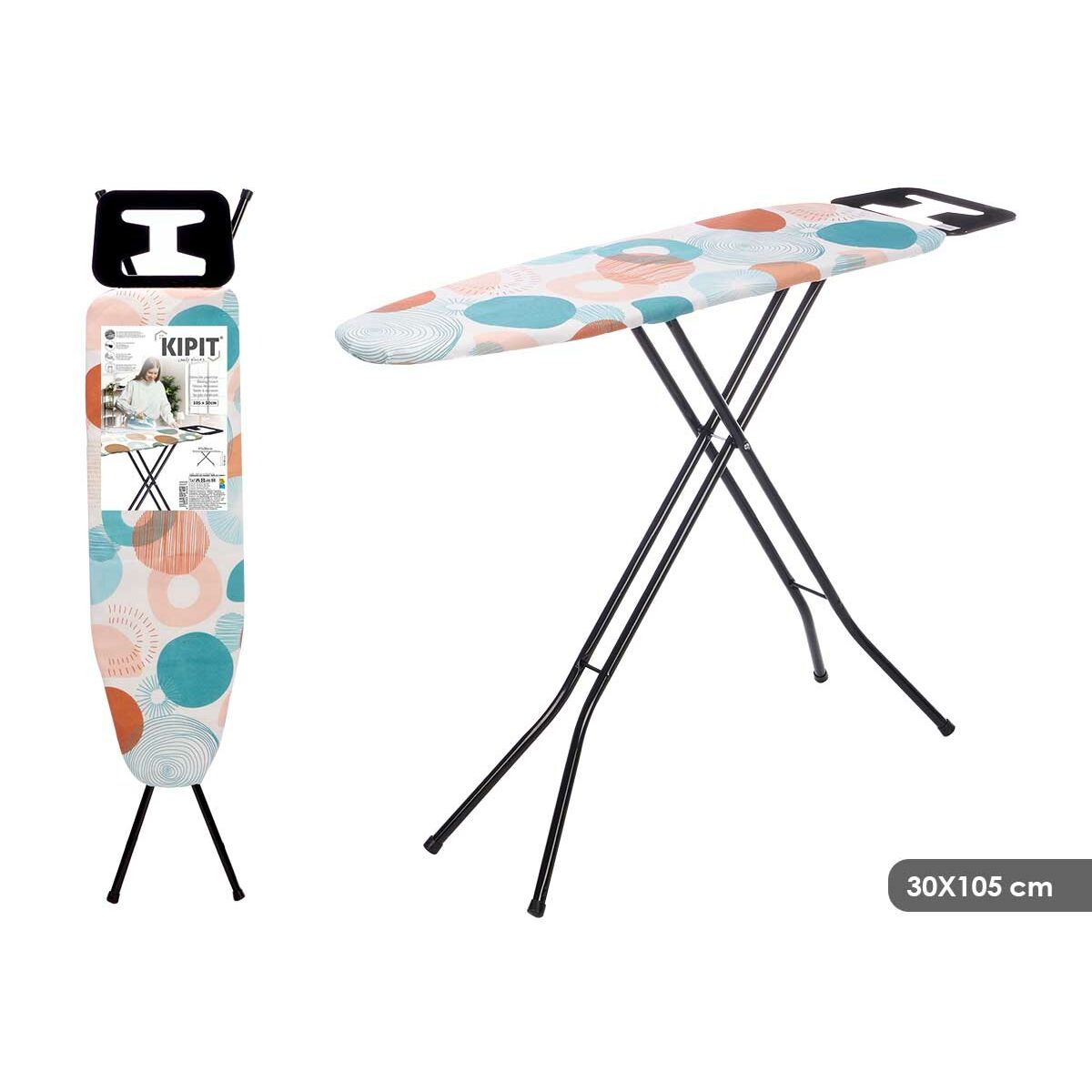 Table à Repasser Kipit Multicouleur Métal Tissu Abstrait (4 Unités)