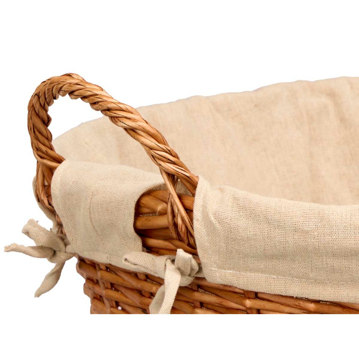 Panier Kipit Naturel Polyester Coton osier (12 Unités)