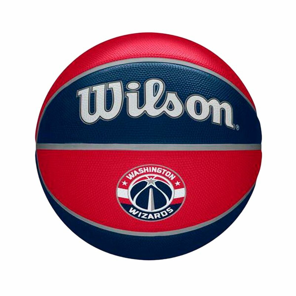 Ballon de basket Wilson Nba Team Tribute Was Wizards Bleu Caoutchouc (Taille 7)