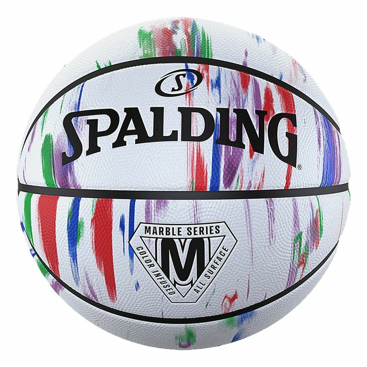 Ballon de basket Spalding  Spalding Marble Series Blanc 5