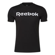 T-shirt à manches courtes homme Reebok Graphic Series Linear Logo Noir