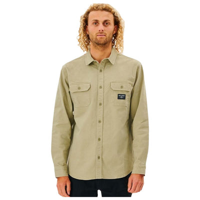 Chemise à manches longues homme Rip Curl Epic Beige (S)