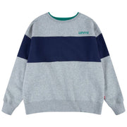 Sweat sans capuche enfant Levi's Colorblock Crewneck Gris clair